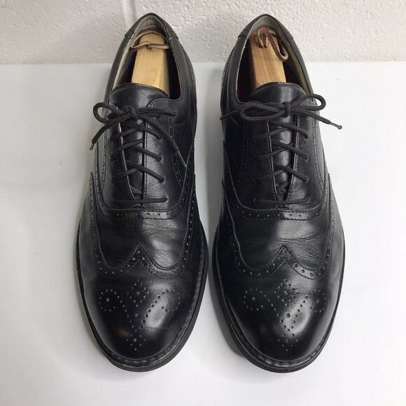 DresSports by Rockports Vibram Men's Black Lace Oxford Leather Dress Shoes 9.5XW - Picture 2 of 12